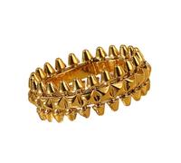 jojnsha Struttura geometrica rotonda elegante dell'acciaio inossidabile di nozze degli accessori del partito per l'adulto alla moda degli abiti casuali, Misura unica, come descritto, come descritto