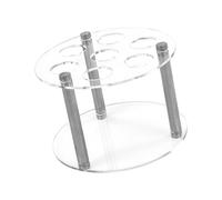 jojnsha Supporto per Cartuccia a 7 Slot in Acrilico Trasparente | Supporto Rotondo per Porta Cartucce Salvaspazio E Danneggiato in Cucina