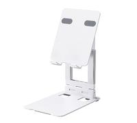 jojnsha Supporto per tablet da tavolo con angolo regolabile in altezza per liberare le mani quando si cucina il lavoro di gioco leggero supporto per tablet per telefono per scrivania