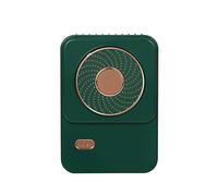jojnsha USB Ricaricabile Appeso Collo Pigro Piccolo Ventilatore USB COLLO VENTOLA Ricarica Senza Foglie Portatile Per Viaggi Esterni Ufficio Clip On