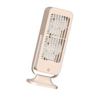 jojnsha Ventilatore a torre ricaricabile Batteria 1200 mAh 3 velocità regolabili Ventilatore da tavolo Dispositivo di raffreddamento per uso interno Home Office Ufficio a basso rumore
