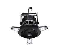 jojnsha Ventilatore da campeggio con LED portatile per tenda ventilatore appeso gancio ricaricabile USB telecomando personale per tenda domestica Kit ventole USB ricaricabili all'aperto