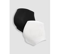 Jojo Maman Bébé Emma Jane 2-Pack Mutandine di supporto per la maternità small Bianco