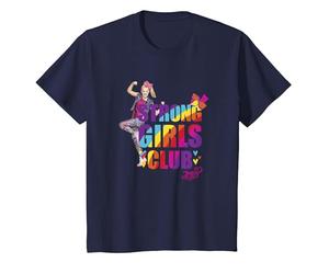 JoJo Siwa Strong Girls Club Rainbow Flex Maglietta, Bambini, Navy, 8 Anni