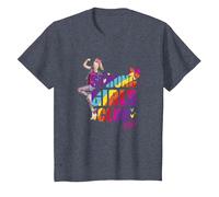 JoJo Siwa Strong Girls Club Rainbow Flex Maglietta, Bambini, Pervinca, 10 Anni