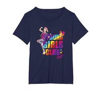 JoJo Siwa Strong Girls Club Rainbow Flex Maglietta, Donna Plus-Size, Navy, 3X