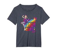 JoJo Siwa Strong Girls Club Rainbow Flex Maglietta, Donna Plus-Size, Pervinca, 5X