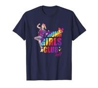 JoJo Siwa Strong Girls Club Rainbow Flex Maglietta, Uomo, Navy, M