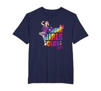JoJo Siwa Strong Girls Club Rainbow Flex Maglietta, Uomo Taglie Grandi, Navy, 5X Tall