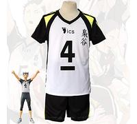 JOJO STYLE Costume Cosplay Haikyuu!! Kotaru Bokuto Costume Cosplay Party Uniforme Scolastica Compreso T-Shirt + Pantaloncini,M