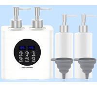 JOJOCOSMO Riscaldatore per olio da massaggio a doppio controllo, con quattro erogatori di liquidi per il corpo, forma riscaldante per shampoo da 86 a 65 °C, tempo di riscaldamento riservato, per