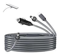JOJOCY Starlink Mini cavo di alimentazione 3 in 1, USB di tipo C 12-24 V, presa accendisigari e cavo di alimentazione, adattatore per caricabatteria da auto e connettore DC per Starlink Mini (3 m)