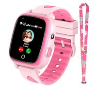 JoJoego 4G Smartwatch Bambini con Videochiamate e Telefono, SOS, GPS, Orologio Smartwatch Bambini con IP68 Impermeabile, Chat Vocale, modalità Scuola, Torcia, Regalo per Ragazzi e Ragazze, Rosa