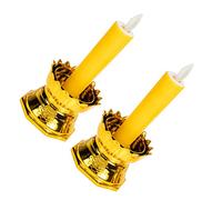 jojofuny 1 Paio Candele Elettriche Led a Batteria 16Cm Luci a Led Senza Fiamma Sicure Per Interni E Eventi Atmosfera Calda Senza Fumo Né Cera Gocciolante