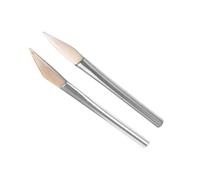 jojofuny 1 Set Coltello Agata per Brunitore Polacco Attrezzo Gioielli Utensili Attrezzi Strumento di Brunitura Portatile Strumenti di Lucidatura Acciaio Inossidabile 2 Pezzi
