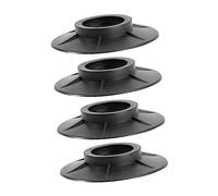 jojofuny 1 Set Da 4 Pezzi Accessori antiscivolo tampone tappetino per macchina da pavimento tappetino antiscivolo multifunzionale cuscinetti antivibranti per rondelle Black