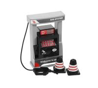 jojofuny 1 Set Di Giocattoli Di Simulazione Per Stazioni Di Servizio Modelli Di Stazioni Di Servizio Pompa Di Benzina Giocattolo Stazione Di Servizio Coni Stradali Segnali Mini