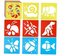 jojofuny 1 Set Modello di Pittura Riutilizzabile stampini per Artigianato riutilizzabili Animali stampini di Dinosauri Modelli di Pittura l'animale Domestico