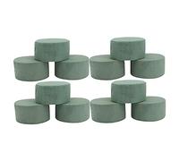 jojofuny 1 Set Pasta da Taglio Schiuma di Outlet Mousse Schiuma Floreale Schiuma Rotonda Presa Piccoli Fiori Artificiali Fiori Freschi Tazza Schiuma per Fioristi Plastica Green 12 Pz