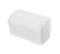 jojofuny 1 Set pennello tattile Neonato scrubber spugne spugna per per il bagno naturale macchia spazzola da bagno portatile comoda spugna per plastica bianca