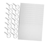 jojofuny 1 Set Portachiavi Chiave Creativo Piccolo Restringersi Calore Vuoto Fornitura di Artigianato Fai da Te Carta per Film termoretraibile Materiale Fai da Te plastica