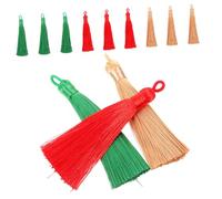 jojofuny 1 Set Segnalibro Nappa Nappelle Per Il Portachiavi Piccolo Fabbricazione Artigianato Portachiavi Carino Mini Dovere Accessori Della Catena Chiave Segnalibri Numero Tessuto 12 Pezzi