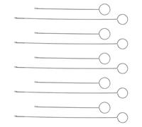 jojofuny 10 Ganci in Acciaio Inossidabile con Chiusura per infilare Cordoncini da Cucito, per Tubi in Tessuto, Accessori per Maglieria Fai da Te, Dispositivo per infilare Corde