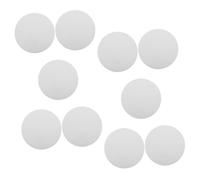 jojofuny 10 Pezzi Carta Isolante in Fibra Ceramica Tessuto Calore microonde Forno per Ceramica Isolamento Materiale della Guarnizione ignifuga tavola ignifuga Carta Forno Guarnizione Bianca