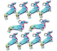 jojofuny 10 Pezzi Di Gioielli In Lega Con Ciondolo A Forma Di Cucciolo Carino Piccola Etichetta Ciondolo Pendente Decorazione Adorabile Accessori Per Collane Accessori Appesi