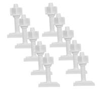 jojofuny 10 Set Fissaggio per Sedile Wc in Plastica Bulloni Anti-vibrazione per Accessori Montaggio e Riparazione Facili da Installare e Smontare per Pulizia Veloce e Allineamento