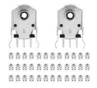 jojofuny 100 Pezzi Codificatore Metallico per Mouse 9mm, Modulo di Ricambio per Rotellina Scorrimento Preciso, Kit Riparazione Interna per Mouse da Gioco e Uso Professionale
