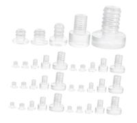 jojofuny 100 pezzi Distanziatori Trasparenti Antiscivolo per Mobili e Armadi Paraurti in Gomma per Protezione Tavoli e Sportelli di Misure Diverse per Adattarsi Ogni Esigenza