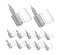 jojofuny 100 Pezzi Pin Di Supporto Per Libreria Tappi Per Spille Da Mensola Supporto Per Ripiano Con Autofilettanti Per Ripiani Di Mobili Pvc Grigio Chiaro