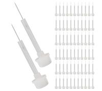 jojofuny 100 Pezzi Spazzole di Ricambio per Smalto Gel Mini Pennelli per Nail Art Dettagliata Sostituzione Spazzola per Unghie Professionale per Salone e Uso Domestico