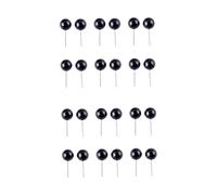 jojofuny 100pezzi Occhi Fai da Te in Plastica per Peluche Animali Colorati Accessori per Giocattoli Artigianali Forniture Stile Ago