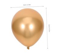 jojofuny 100pezzi Palloncini Dorati Metallizzati e Palloncini in Gomma Lucidi Per Decorazioni Compleanno Decorazioni Per Feste Per Shower e Anniversari