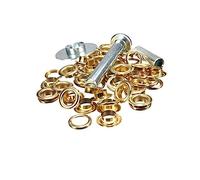 jojofuny 103pezzi Occhielli in Ferro Punzone per Occhielli Kit Riparazione per Tende da Sole e Tende Utensile per Fustelle