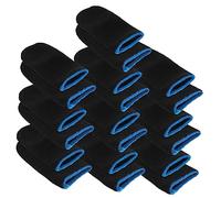 jojofuny 10paia Manicotti per Dita da Gioco Antiscivolo Resistenti al Sudore Protezioni per Materiali in Fibra di Carbonio Design Flessibile per Quasi Tutte le Dimensioni delle Dita