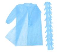 jojofuny 10pezzi Camice Da Monouso in Tessuto Non Tessuto Traspiranti e Protettivi Per Ambienti Di e Versatile