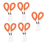 jojofuny 10pezzi Cinghia Da Polso Per Fotocamera Con Galleggiante Accessorio Antifurto Per Nuoto Pesca e Attività Acquatiche Colore Arancione