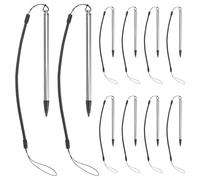 jojofuny 10pezzi Penna Touch Resistiva da Stilo per Schermi Touch Resistivi con Punta Rigida Corda Anti-smarrimento per Scrittura e Disegno Digitale su Tablet e Smartphone