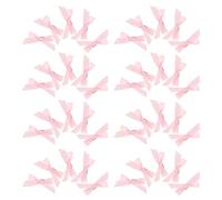 jojofuny 120pezzi Mollette per Capelli Fiocco Rosa Mollette Fiocco in Nastro Forcine per Adolescenti Ragazza Piccoli e Donne per Trecce e Spettacoli di Danza