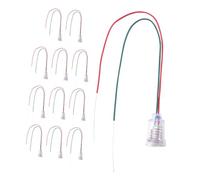 jojofuny 12pezzi Base Portalampada in Ottone Con Cavo Portalampada Sostitutivo Per Lampadine Minuscole Parte in Ottone Per Lampade Compatibile Con Base Vite Standard