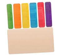 jojofuny 150 pezzi Bastoncini Legno per Lavoretti con Fori Preforati Bastoni Ghiaccioli Colorati e Naturali Superficie Liscia senza Schegge per Progetti DIY Educativi e Decorazioni Casa