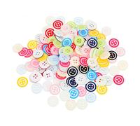 jojofuny 150 Pezzi Bottoni Resina Colorati Candy Bottoni per Cucito Creativo per Abbigliamento Cappelli Borse e Progetti Fai da Te