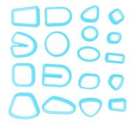 jojofuny 18 Pollici Kit Taglierine per Argilla Polimerica Strumenti per Creazione Gioielli DIY Leggeri Portatili Facili da Usare Sicuri per Principianti Professionisti