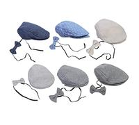 jojofuny 1set Accessori Fotografici Per Completo Cotone Con Cappello Da Gentiluomo e Beige Per Foto Divertenti e Memorabili Mese