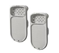 jojofuny 2 Pezzi Board Di Piatto Di Sapone Di Bambù Portasapone in Bambù Portasapone in Plastica Lavatoio Per Lavare i Vestiti a Mano Portasapone Per Le P. Grey