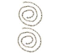 jojofuny 2 Pezzi Catene acriliche Acrilico Crea Gioielli Jewelry giolielli Fabbricazione Catena d'oro per la creazione di Gioielli Cordino Pendente Fai da Te Collana Fai da Te Che Fa Catena