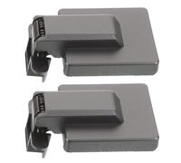 jojofuny 2 Pezzi Cerniere Idrauliche Invisibili per Armadi Ammortizzatori Silenziosi con Chiusura Soft Close Ultra Sottili per Porte in Alluminio per Cucina e Libreria Facile Installazione